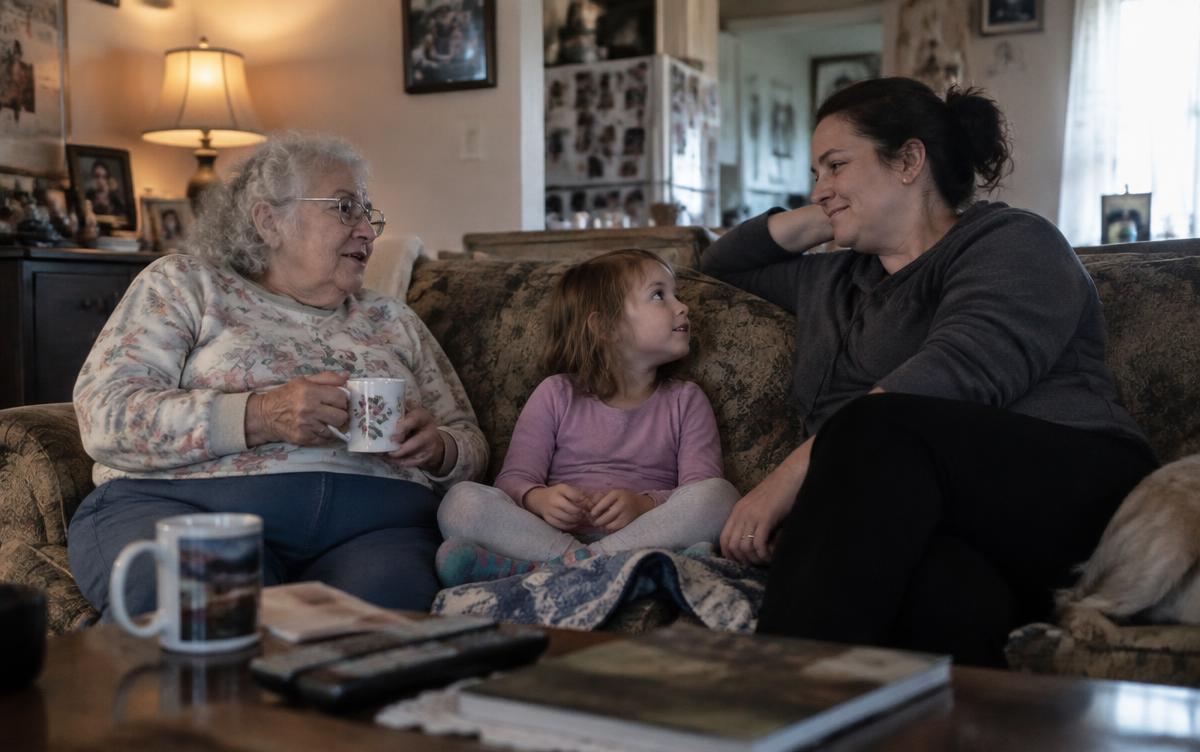 Families receiving warm community support